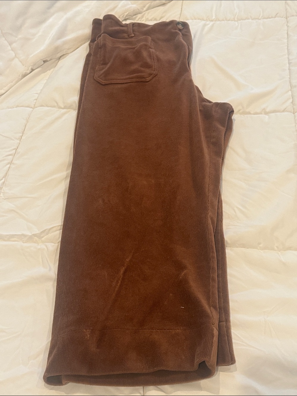 LC Lauren Conrad super high-rise wide leg crop pant